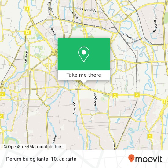 Perum bulog lantai 10 map