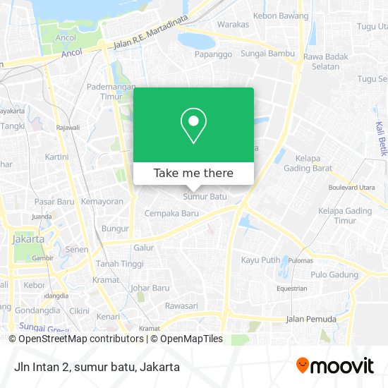 Jln Intan 2, sumur batu map