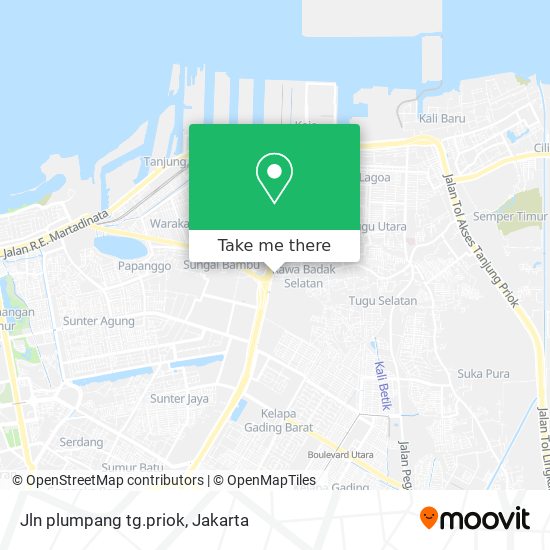 Jln plumpang tg.priok map