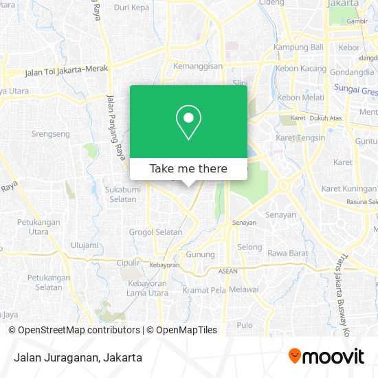 Jalan Juraganan map