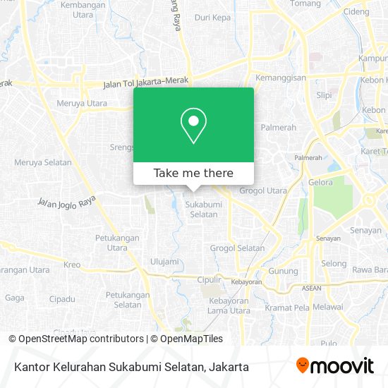 Kantor Kelurahan Sukabumi Selatan map