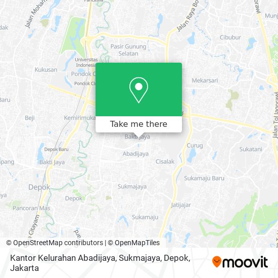 Kantor Kelurahan Abadijaya, Sukmajaya, Depok map