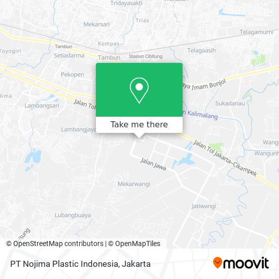 PT Nojima Plastic Indonesia map