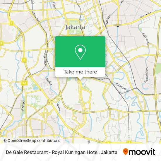De Gale Restaurant - Royal Kuningan Hotel map