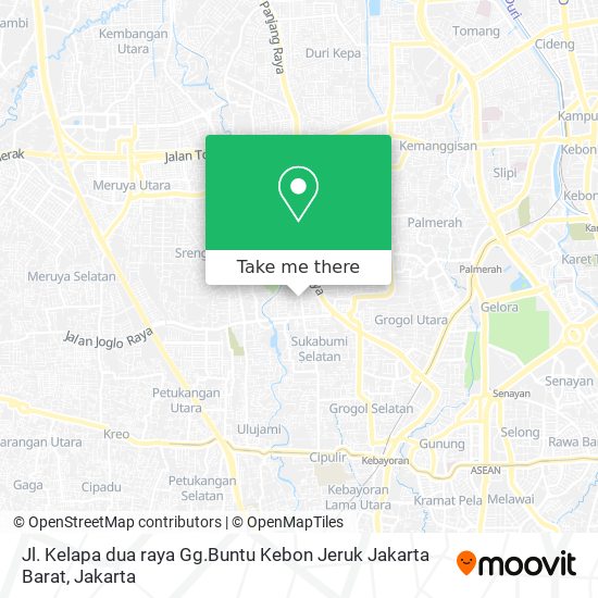 Jl. Kelapa dua raya Gg.Buntu Kebon Jeruk Jakarta Barat map