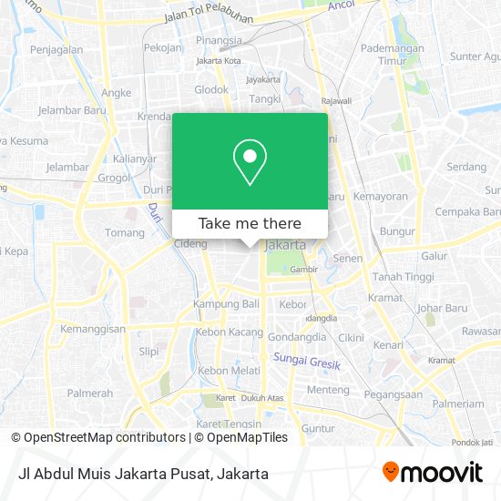 Jl Abdul Muis Jakarta Pusat map