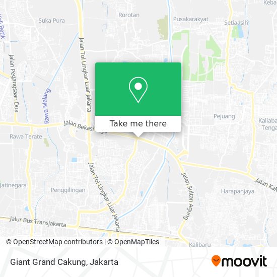 Giant Grand Cakung map