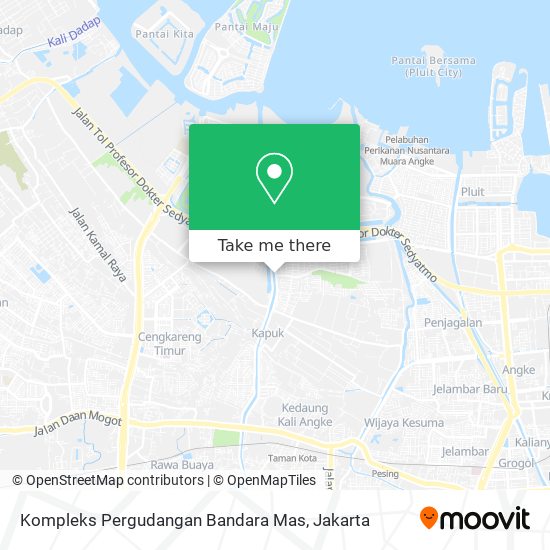 Kompleks Pergudangan Bandara Mas map