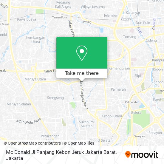 Mc Donald Jl Panjang Kebon Jeruk Jakarta Barat map