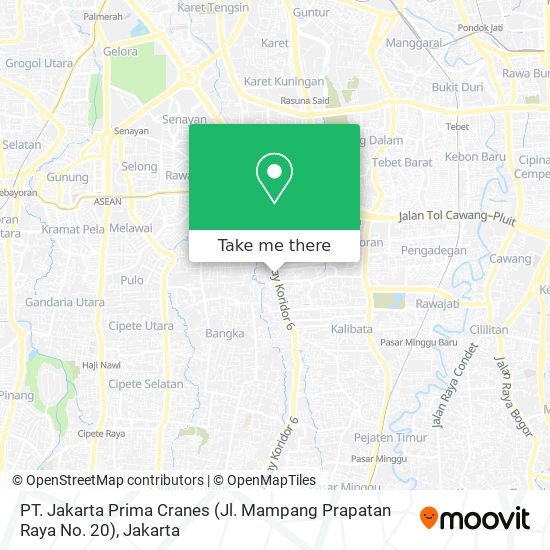 PT. Jakarta Prima Cranes (Jl. Mampang Prapatan Raya No. 20) map