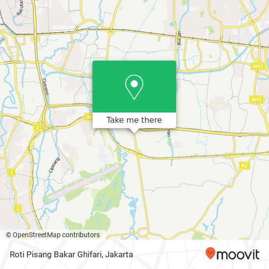 Roti Pisang Bakar Ghifari map