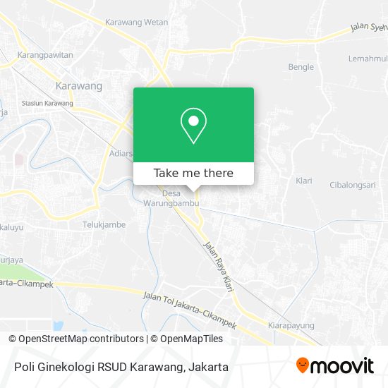 Poli Ginekologi RSUD Karawang map