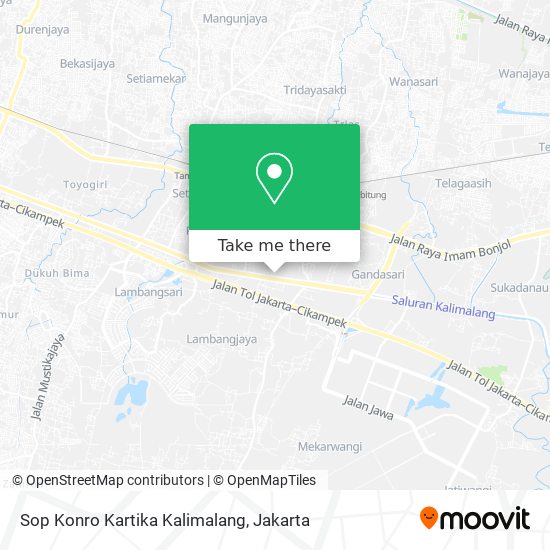 Sop Konro Kartika Kalimalang map