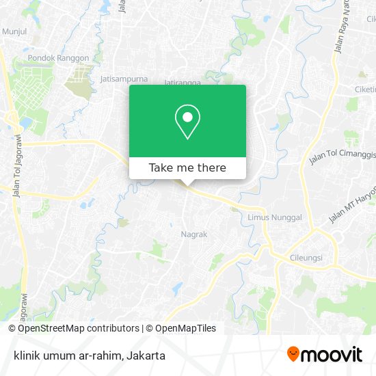 klinik umum ar-rahim map