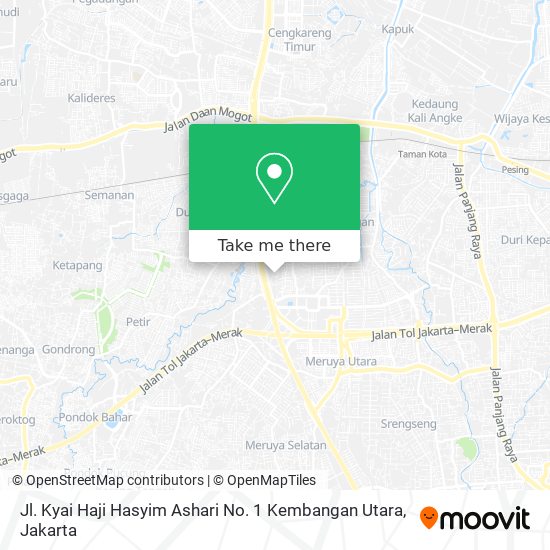 Jl. Kyai Haji Hasyim Ashari No. 1 Kembangan Utara map