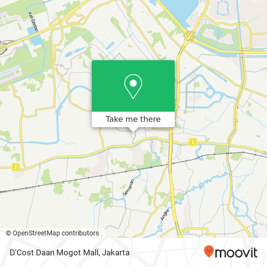 D'Cost Daan Mogot Mall map