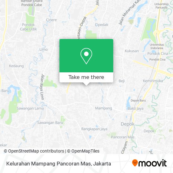 Kelurahan Mampang Pancoran Mas map