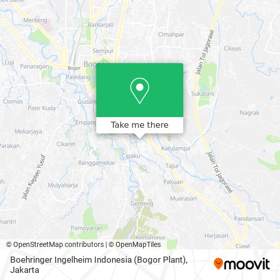 Boehringer Ingelheim Indonesia (Bogor Plant) map