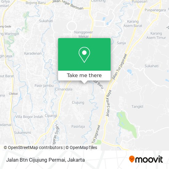 Jalan Btn Cijujung Permai map