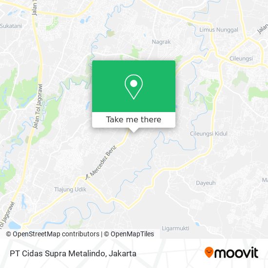 PT Cidas Supra Metalindo map