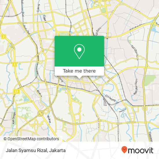 Jalan Syamsu Rizal map