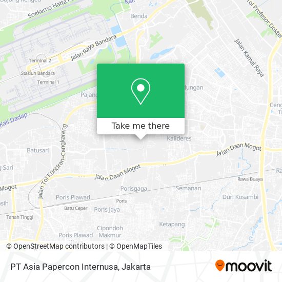 PT Asia Papercon Internusa map