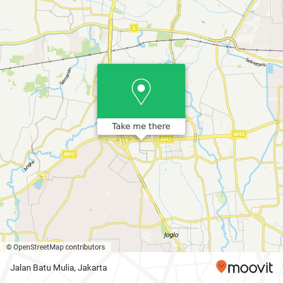 Jalan Batu Mulia map