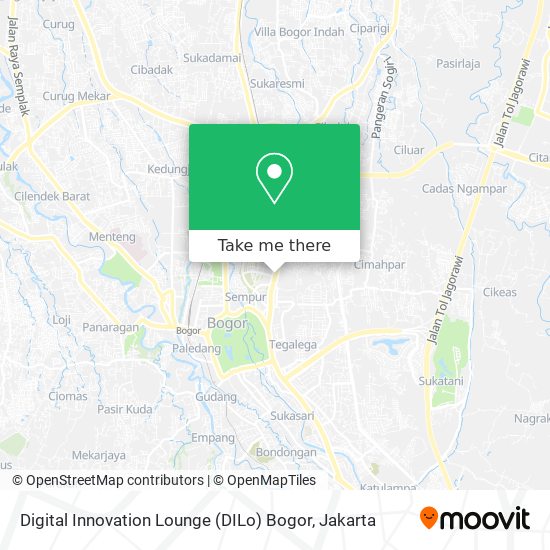 Digital Innovation Lounge (DILo) Bogor map
