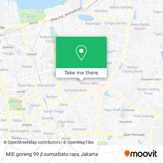 MIE goreng 99 jl.sumurbatu raya map