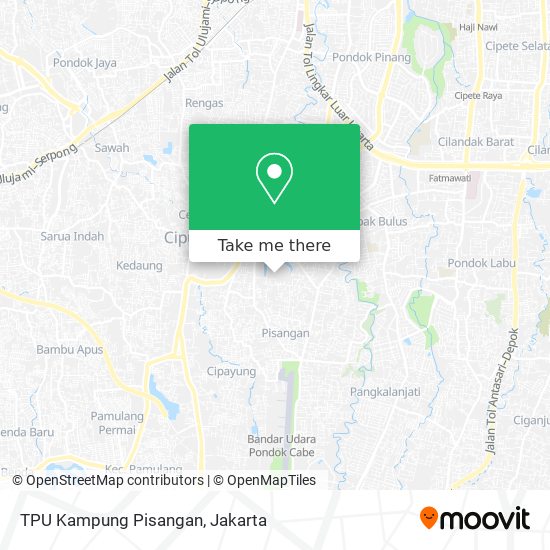 TPU Kampung Pisangan map