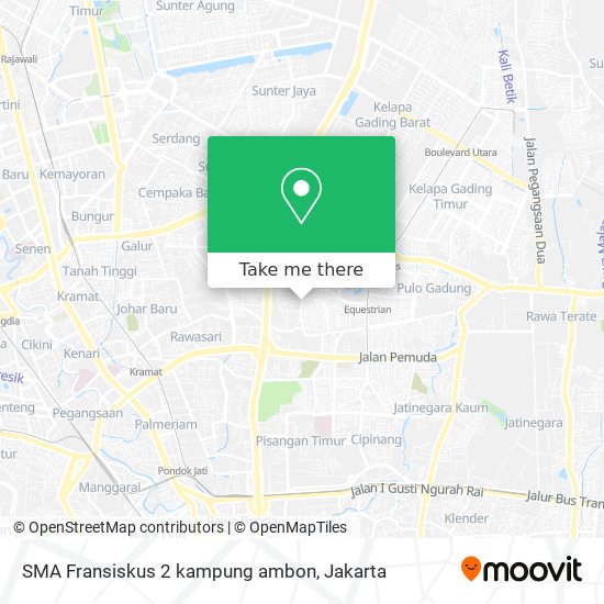 SMA Fransiskus 2 kampung ambon map