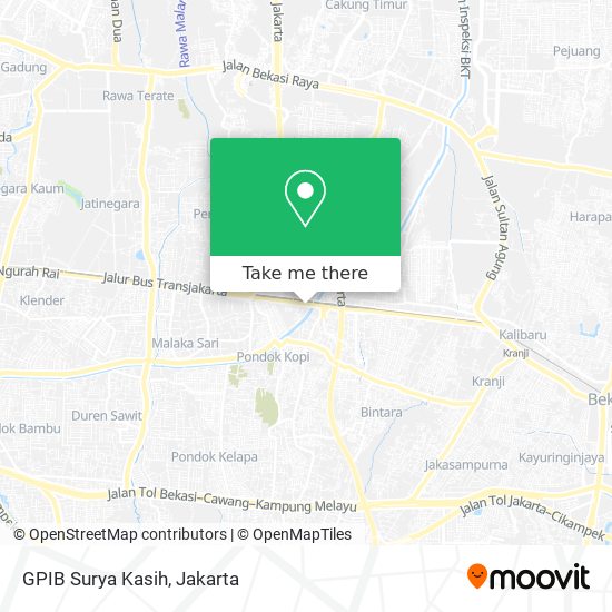 GPIB Surya Kasih map