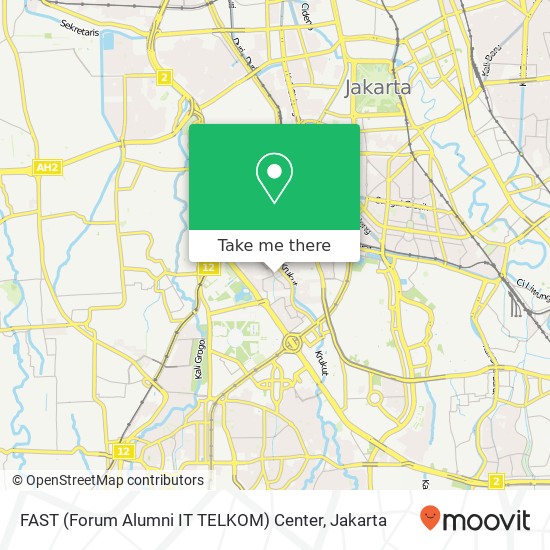 FAST (Forum Alumni IT TELKOM) Center map