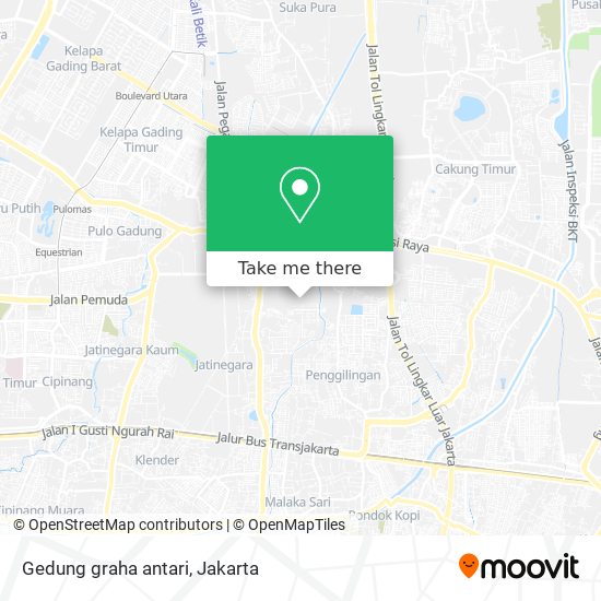 Gedung graha antari map