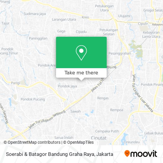 Soerabi & Batagor Bandung Graha Raya map