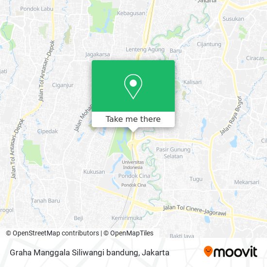 Graha Manggala Siliwangi bandung map