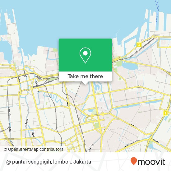 @ pantai senggigih, lombok map