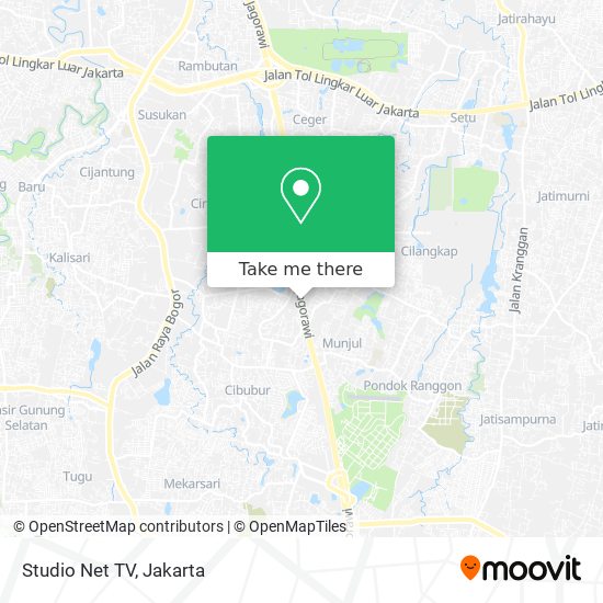 Studio Net TV map