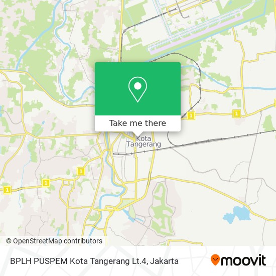 BPLH PUSPEM Kota Tangerang Lt.4 map