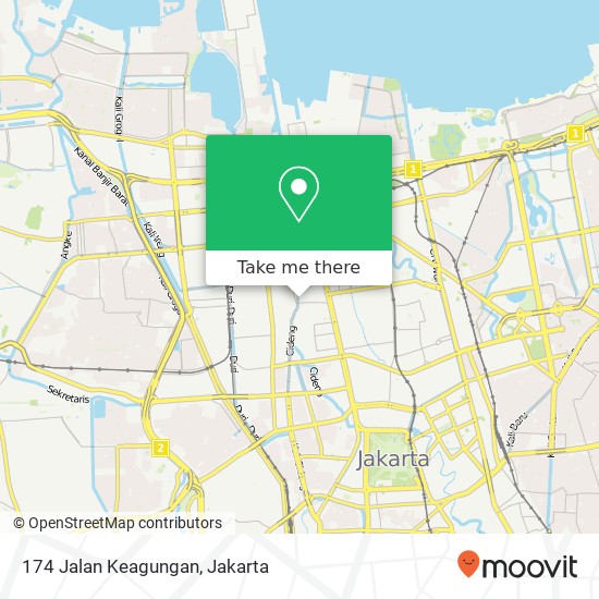 174 Jalan Keagungan map