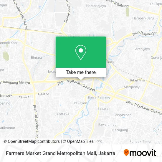 Farmers Market Grand Metropolitan Mall map