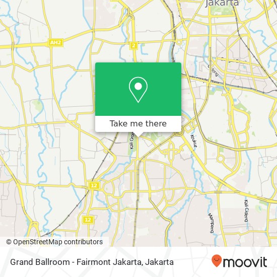 Grand Ballroom - Fairmont Jakarta map