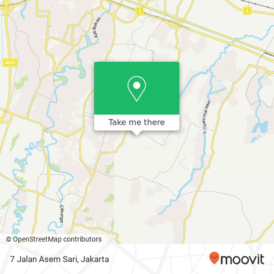 7 Jalan Asem Sari map