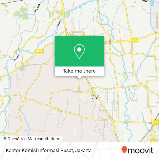 Kantor Komisi Informasi Pusat map