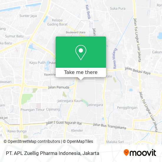 PT. APL Zuellig Pharma Indonesia map