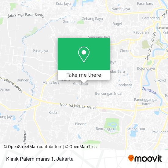 Klinik Palem manis 1 map