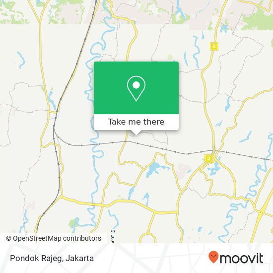 Pondok Rajeg map