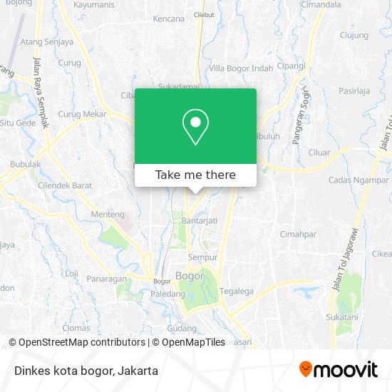 Dinkes kota bogor map