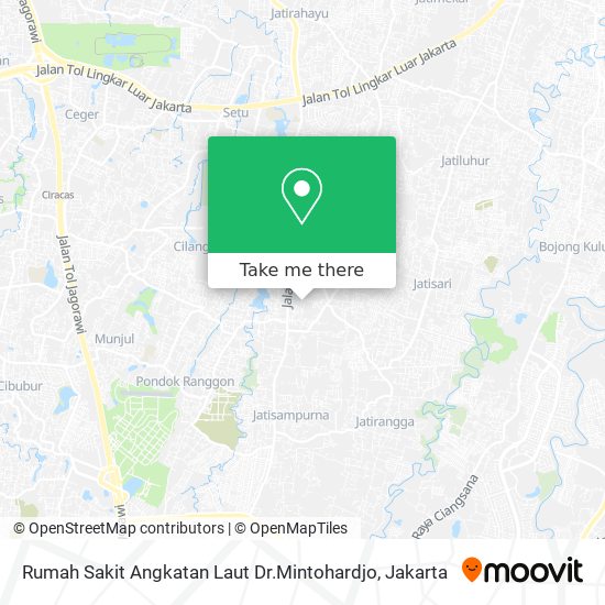 Rumah Sakit Angkatan Laut Dr.Mintohardjo map