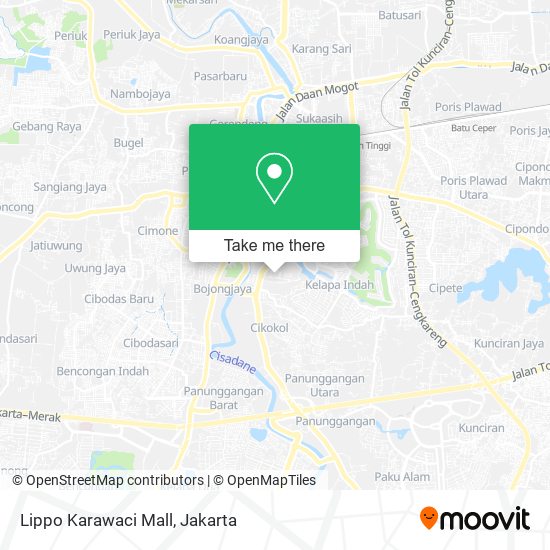 Lippo Karawaci Mall map